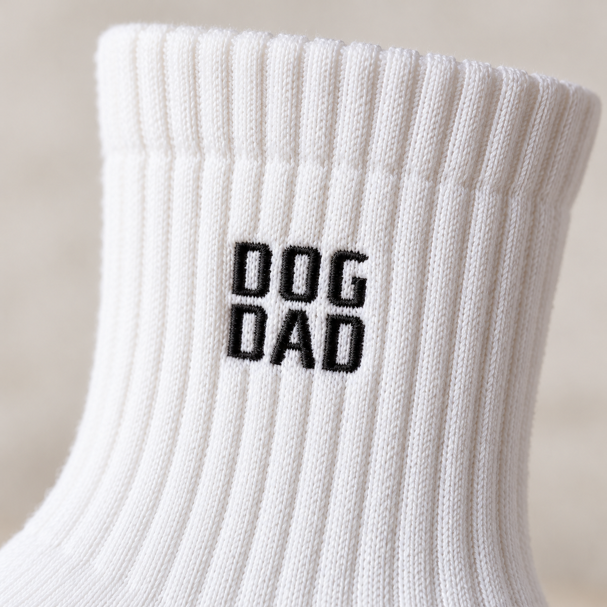Bestickte Socken  - DOG DAD