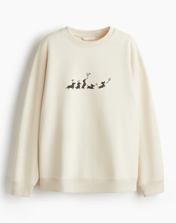 SWEATSHIRT DACKEL (andere Motive möglich)