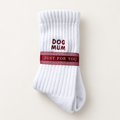 Bestickte Socken - DOG MOM