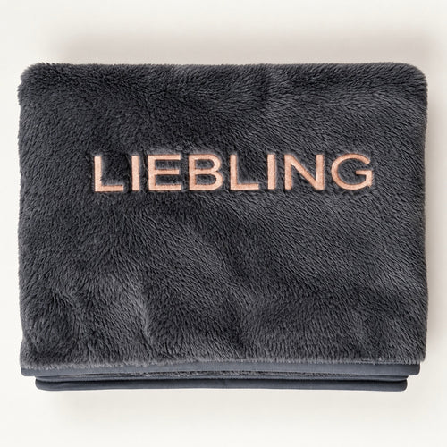 HUNDE KUSCHELDECKE `LIEBLING`