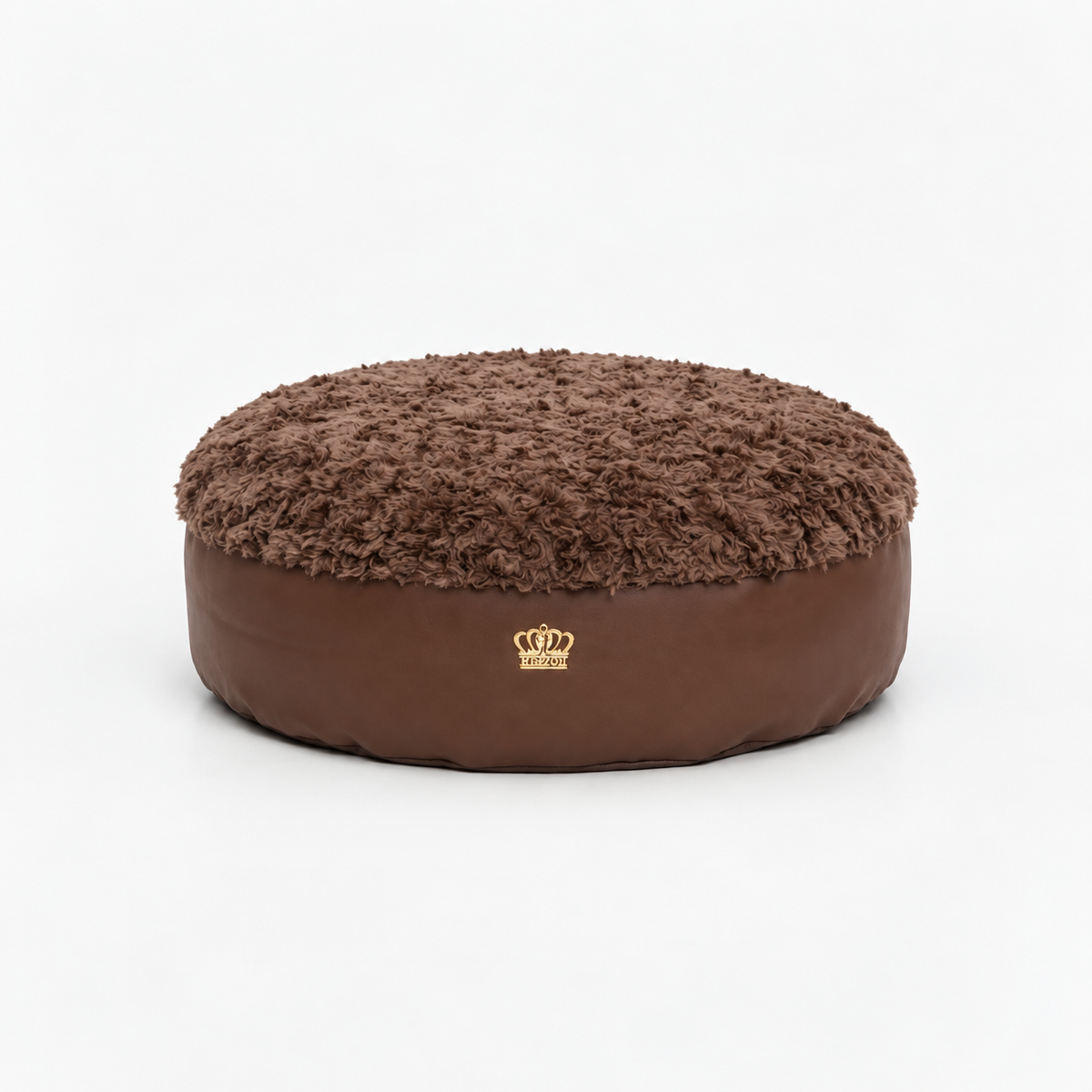 HUNDEPOUF KUNSTFELL - mocha
