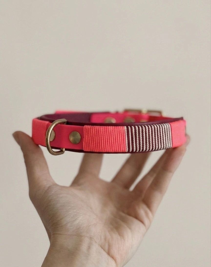BIOTHANE HALSBAND PEARL