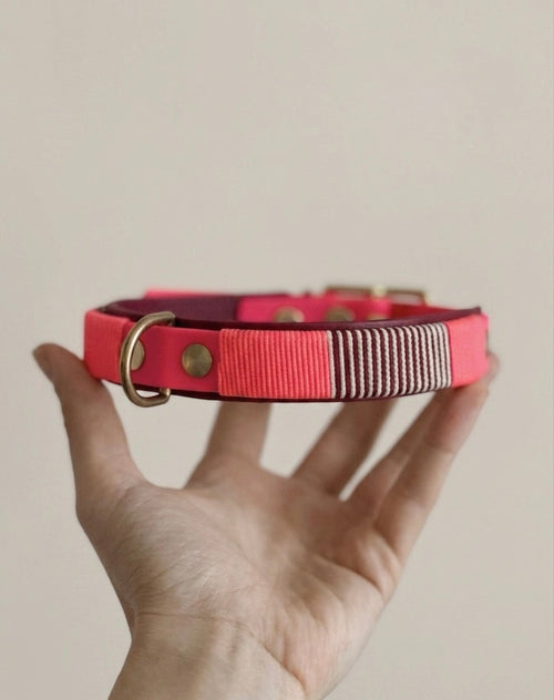 BIOTHANE HALSBAND PEARL