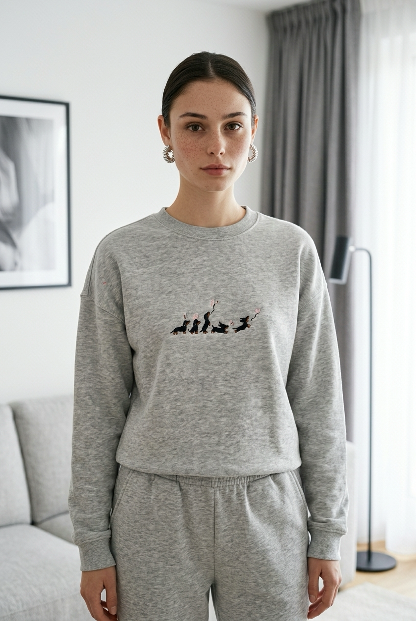 SWEATSHIRT DACKEL (andere Motive möglich)